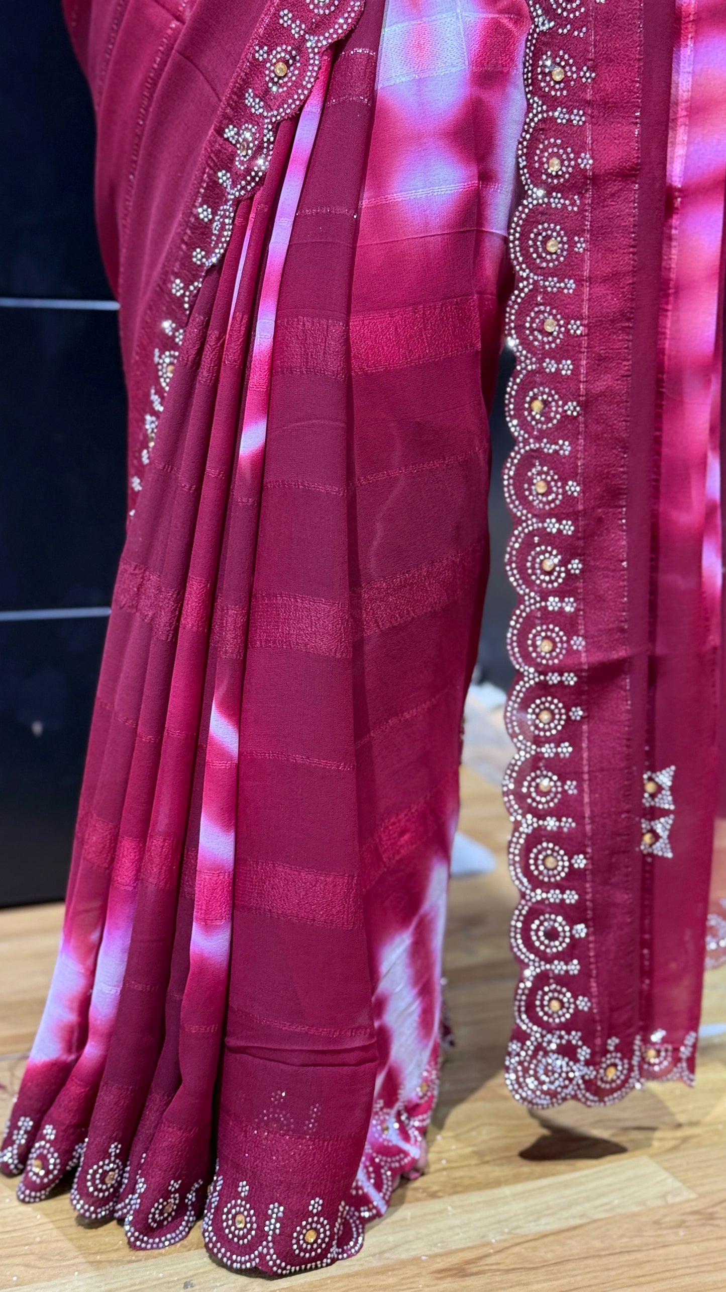 fancy designer saree - v5 code : 011