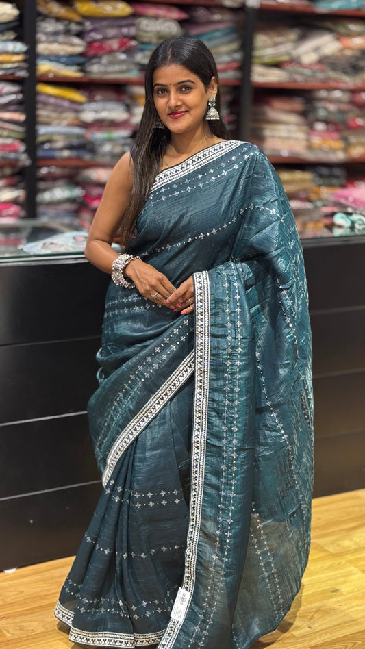 premium fancy saree - v2 code : 036