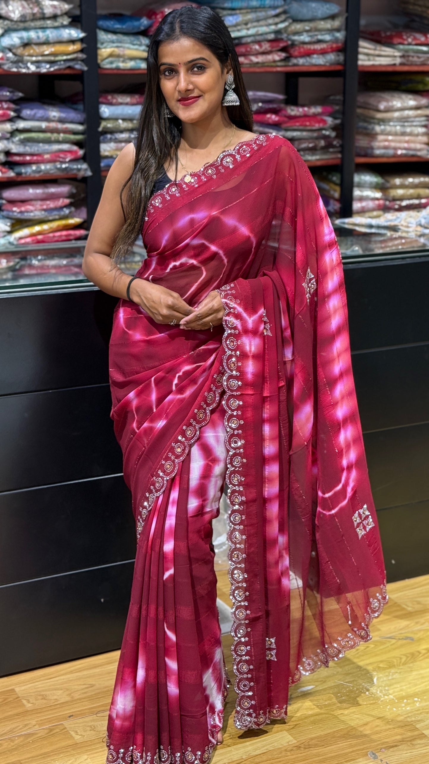 fancy designer saree - v5 code : 011