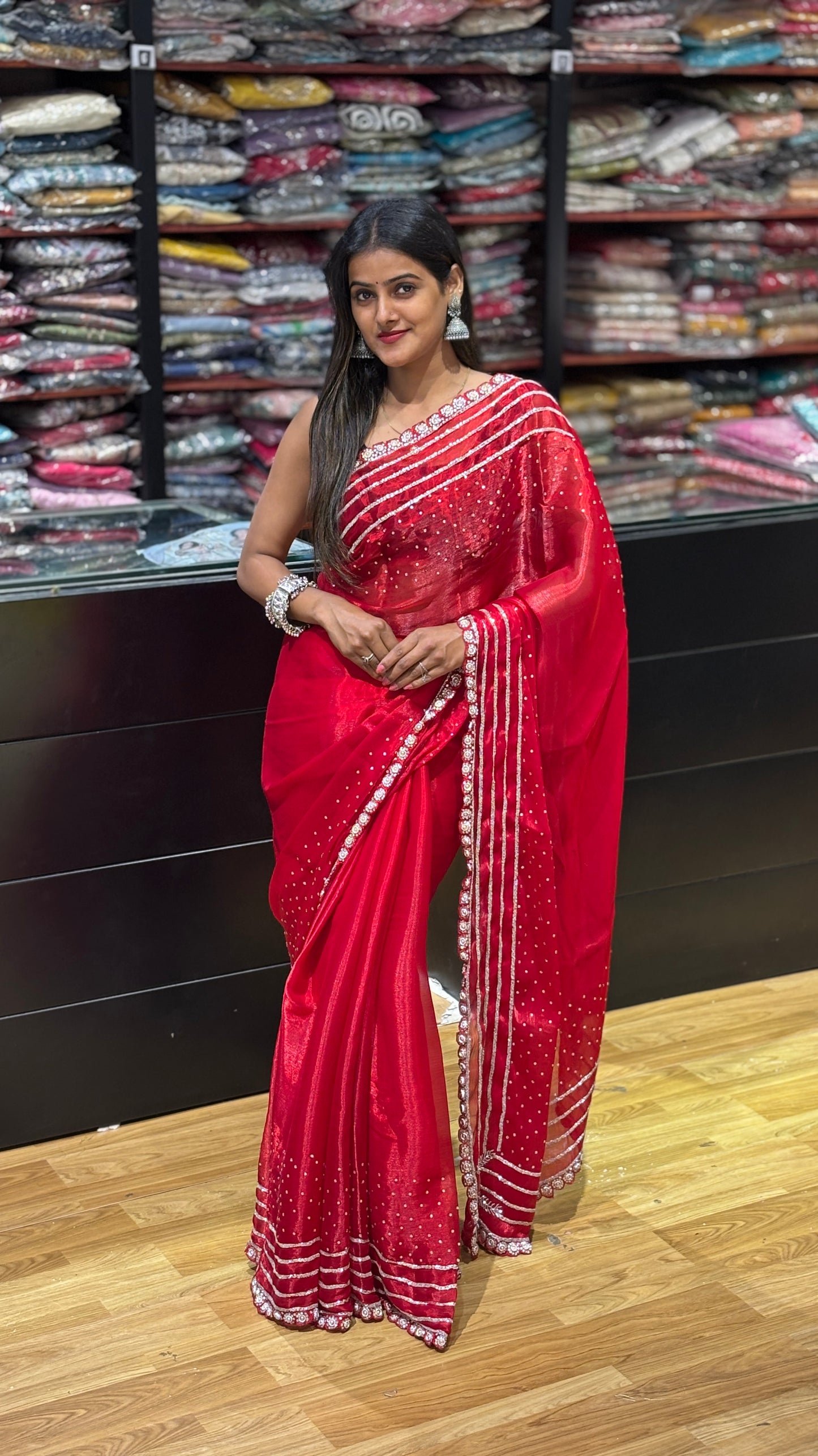 premium fancy saree - v1 code : 034