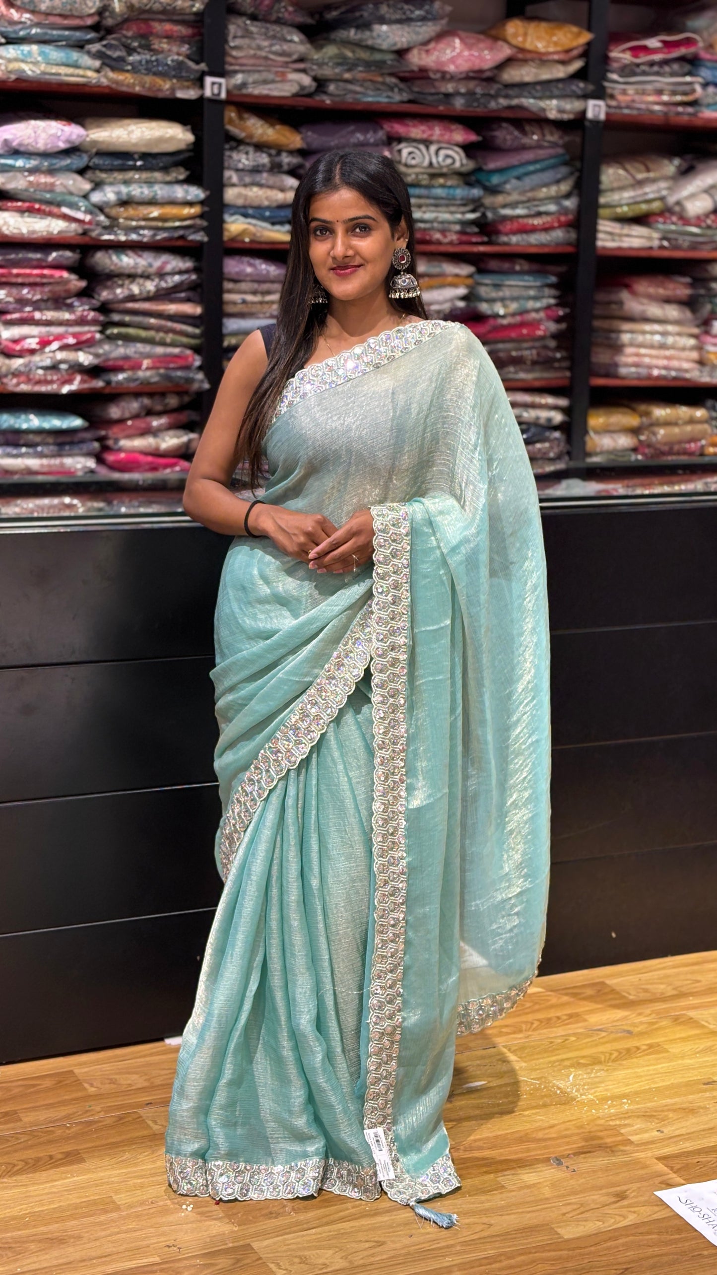 premium fancy saree - v8 code : 041