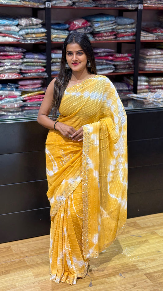 fancy designer saree - v2 code : 008