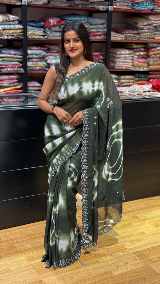 fancy designer saree - v3 code : 009