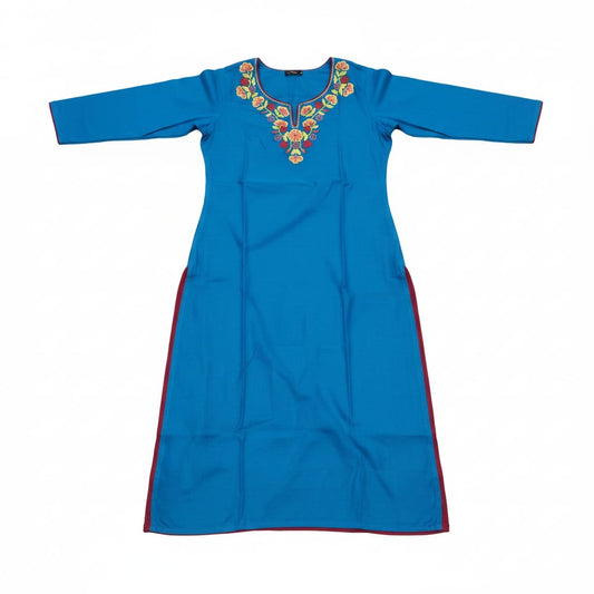 Beautiful Embroidery Work in Kurti