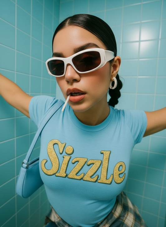 SKY BLUE WOMENS TSHIRT